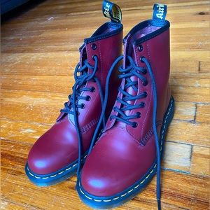 Burgundy Dr. Marten’s, never worn!!